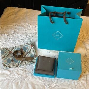 Maison Birks Jewelry Gift Box and Gift Bag Set